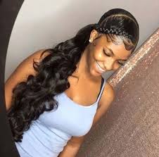 Elongated face shapes are best suited to this husky look. 10 Easy Black Side Ponytail Hairstyles For 2020 Natural Girl Wigs