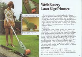 Ego power+ ea0800 lawn edger. Webb Battery Cordless Lawn Edger Trimmer 1973 Vintage Horticultural And Garden Machinery Club