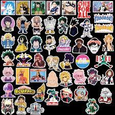 50pcs lot my hero academia stickers classic japan anime sticker modern popular laptop luggage car skateboard phone decal sticker aliexpress