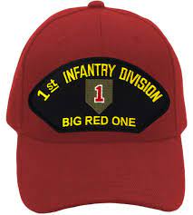 1st Infantry Division Big Red One Hat Ballcap Adjustable Amp Quot One Size Fits Most Amp Quot R In 2020 Ball Cap Hats Infantry