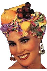 Amazon.com: Forum Novelties Women's Latin Lady Carmen Miranda Headpiece,  One Size : Clothing, Shoes & Jewelry