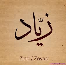 اسم زياد مكتوب علي صور Arabic Calligraphy Calligraphy