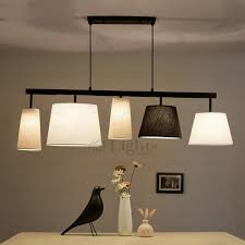 Unique Round Shaped Shade 5 Light Large Pendant Lighting For Dinning Room