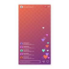 Download Live Stream Instagram Interface For Free Instagram Template Instagram Post Template Instagram Stories Social Media