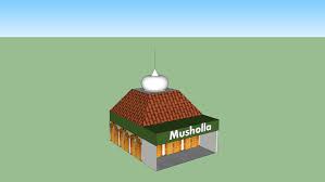 Cukup hadirkan dekorasi islami seperti kaligrafi, furnitur modern minimalis, serta lampu temaram yang siap menemani kegiatan ibadah. Mushola Sederhana 3d Warehouse