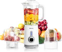 Simplus 3 in 1 Blender and Food Processor Combo for Kitchen, Small Electric  Food Chopper, Meat and Vegetable Grinder, 380W High Speed 5 Cup Blenders ...