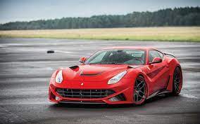 Download Wallpapers Ferrari F12 Berlinetta 2017 Novitec Rosso N Largo Tuning F12 Berlinetta Supercar Italian Sports Cars Ferrari Besthqwallpapers Com Ferrari F12 Cool Sports Cars Sports Cars Ferrari