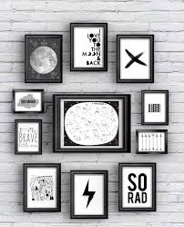 Black And White Gallery Wall Printables Free Printables For Kids A Roundup Little Gold Pixel Kid Room Decor Gallery Wall Printable Wall Art