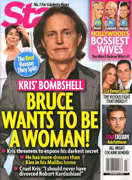 Competed as bruce jenner before transitioning to caitlyn jenner in 2015…daughter of william and esther jenner.has three siblings.attended sleepy hollow high school, excelling in. Star Magazine Bruce Jenner Wants To Be A Woman Bruce Jenner Star Magazine Bruce