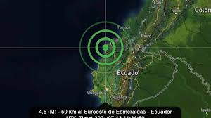 El terremoto hizo parte de una serie de temblores más pequeños que se produjeron en este sector con magnitudes preliminares que no superan los 4.6 grados. Dos Temblores Se Registraron Frente A Las Costas De Ecuador Este Fue Su Epicentro
