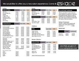 How to use haircut in a william p. Hair Salon Prices List And Menu Design Ideas