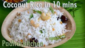 Coconut Rice Recipe Thengai Sadam Youtube
