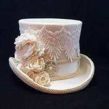 Black Bridal Wedding Top Hat Altertinative Bride Rockabilly Steampunk Winter Wedding Victorian Shabby Chic Wedding Top Hat Steampunk Wedding Steampunk Wedding Gown