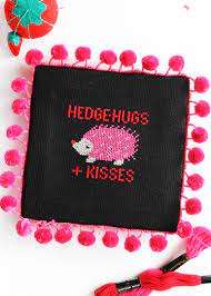 Plus, use our caption/border maker tool to chart your own words. Hedgehog Cross Stitch Pattern Download For Free