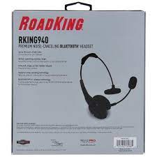 Road king headsets rking940 manuals (1 documents found): Roadking Rking940 Premium Noise Canceling Bluetooth Headset With Mic For Hands Free Walmart Com Walmart Com