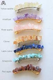 Usd 18 98 Buy 5pcs Gold Silvery Wire Wrapped Natural Stone Chunky Beads Hair Clips For Women Crystal Clips Headband Hair Jewelry Hg001amh E Jewelry Accessor In 2021 Hair Jewelry Hair Accessories