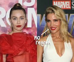 Elsa pataky reveals the tattoo she got at 15 that represents her husband. Liam Hemsworth S Sister In Law Elsa Pataky Doesn T Regret Matching Tat With Miley Cyrus Perez Hilton