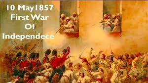 The first war of independence began on ...