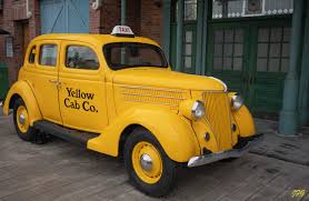 Image result for Taxi Cab Federal Yellow 1956 Taxi