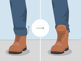 Pair black boots with darker jeans or brown ones with lighter colors. 3 Simple Ways To Wear Men S Boots With Jeans Wikihow