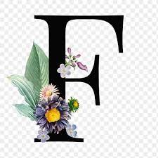 F Png Floral Alphabet Font Free Image By Rawpixel Com Sasi Fonts Alphabet Floral Typography Free Illustrations