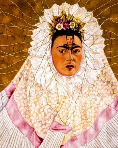 Frida Kahlo's self portrait as Tehuana