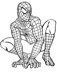 Spiderman appears for the first time in a 1962 comic book. Spiderman Coloring Pages Download Printable Kids Colouring Pages Coloring Home