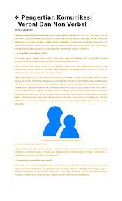Berikut adalah beberapa contoh kalimat verbal yang tak berobyek dan tak berpelengkap dengan unsur takwajib diletakkan dalam kurung. Contoh Kalimat Verbal Dan Non Verbal Dalam Bahasa Indonesia Temukan Contoh
