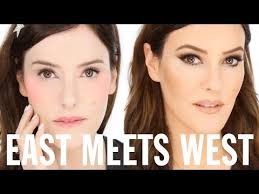East Meets West Makeup Trend Transformation Tutorial Lisa Eldridge Youtube Combination Skin Makeup Lisa Eldridge Makeup Trends