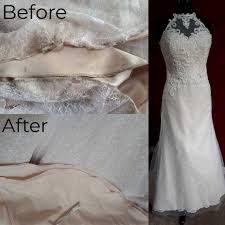 Wedding dress preservation by the knot doesn't skimp on the details, but still manages to offer competitive rates. Before After Nottingham Wedding Dress Cleaning