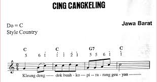 Check spelling or type a new query. Lirik Lagu Cing Cangkeling Beserta Not Angka Dan Chord Gitarnya Seni Budayaku