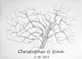 Even if the other tree is no longer there, the leaning tree will still continue to lean. Large Fingerprint Leaning Oak Tree Wedding Guest Book Hand Drawn In Ink Includes 2 Ink Pad Oak Tree Wedding Oak Tree Wedding Ceremony Wedding Tree Guest Book