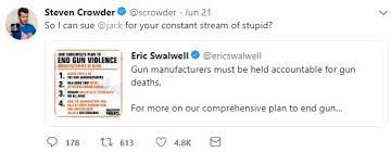 Check out steven crowder (@scrowder) twitter statistics like the number of followers and accounts that steven crowder is following. The Serfs On Twitter Steven Crowder Thinks The Rule Of 3 Means Telling The Same Bad Joke Multiple Times In A Row Mondaymotivation
