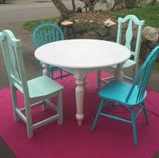 Shabby Chic Solid Wood Dining Table Vintage Chairs For Sale In Edmonds Wa Offerup In 2020 Vintage Chairs Solid Wood Dining Table Farmhouse Dining Chairs