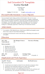 Write your computer science resume fast, with expert tips and good and bad examples. Soil Scientist Cv Template Tips And Download Cv Plaza