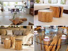 ¡pásate a la decoración eco! para crear un ambiente naturalista solo necesitas recoger troncos en el campo y aplicar alguna de las ideas que te proponemos a continuación. 34 Ideas De Mesas De Tronco Mesa De Tronco Troncos De Madera Decoracion De Unas