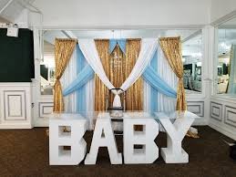 Baby Table Rental With Backdrop Baby Table Baby Letters Table