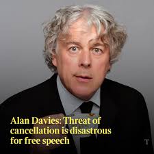 Comedians are self-editing in pursuit of television commissions in a  disastrous move for free speech, Alan Davies has claimed. The stand-up  comedian and actor said fears of offending people by using the