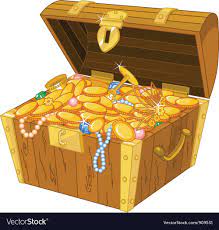 treasure chest royalty free vector image vectorstock vector free treasure chest treasures