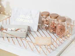 Check spelling or type a new query. Rose Gold Marble Desk Accessories Novocom Top