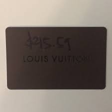 Louis vuitton gift card online. Louis Vuitton Other Louis Vuitton Gift Card Poshmark