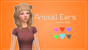 Wolf ears and tail sims 4 mod excel.excel details: Pastel Sims Animal Ears Spoopy Day Is Coming Soon And I Need To Practice Meshing If This Even Counts So Here Have Some Anima Sims 4 Sims Sims 4 Anime