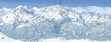 Louez vos skis à la plagne. Montchavin La Plagne Pistenplan Pistenubersicht Montchavin La Plagne Panoramakarte
