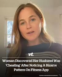 The eagle-eyed woman learned the truth about her husband... Read more:  https://vt.co/entertainment/woman-discovered-her-husband-was-cheating-after-noticing-a-bizarre-pattern-on-fitness-app