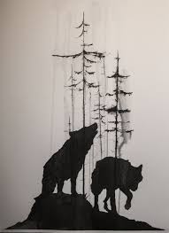 Sense The Wolf On Behance Wolf Tattoos Wolf Tattoo Design Art