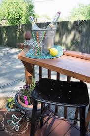 Attach this board with screws. Relax Have A Cocktail With These Diy Outdoor Bar Ideas The Garden Glove
