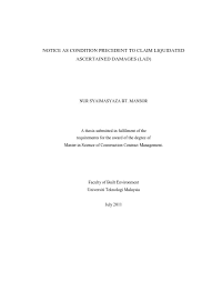 An agreed rate of damages paid by the contractor to the employer for a particular breach of contract—most commonly delay to completion of the works (usually a rate per day or week of delay). Top Pdf Liquidated And Ascertained Damages Lad And Requirements Of Mitigation 1library