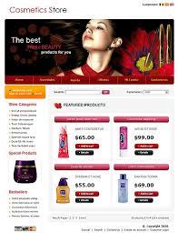 Free Joomla Shopping Cart Themes Ecommerce Website Template Cosmetics Website Website Template
