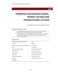 .kecergasan fizikal bagi mengukur tahap kecergasan fizikal murid berdasarkan kesihatan. Pdf Komponen Kecergasan Fizikal Prinsip Latihan Dan Pembolehubah Latihan