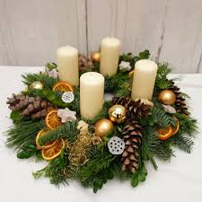 Adventskranz Frisch Weihnachten Weihnachts Deko